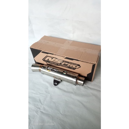 SLINCER KNALPOT NS-PRO EXHAUST 25CM PANGKON BAWAH D50