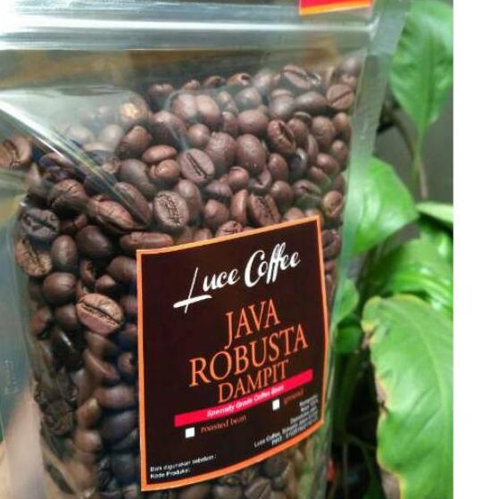 

Discount[HJ]-Luce Coffee, Kopi Java Robusta Dampit 500gr - Biji sangrai atau Bubuk