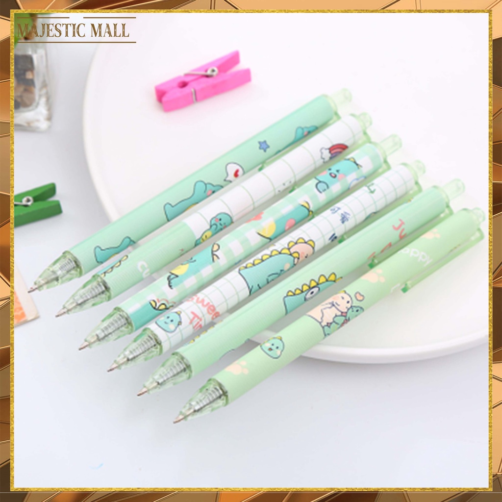 

® Pulpen Gel Motif Cartoon Pulpen Pelajar Dan Kantor Pena Lucu Motif Dinosaur Import COD