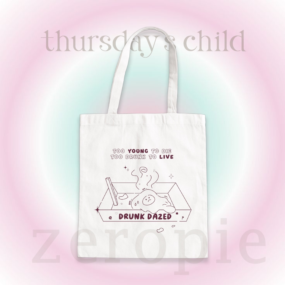 ENHYPEN TOTEBAG LUCU AESTHETIC DRUNK DAZED tote bags fashion wanita kpop kanvas resleting