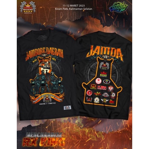 Baju Jamda RX King kalsel, Apparel Jamda RX King, Merchandise RX King, Baju YRKI, Kaos Jamda rx king