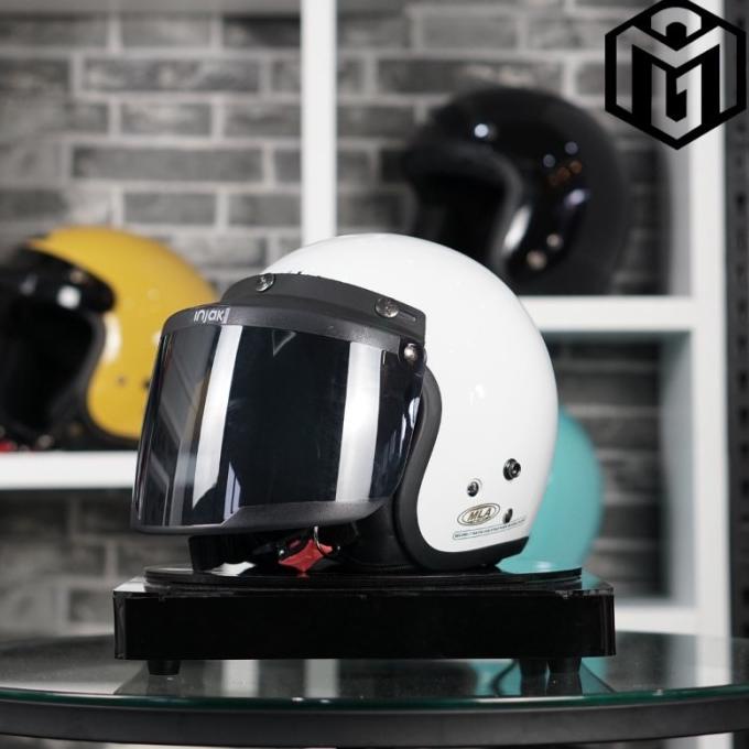 Helm Bogo Anak Retro 3-10 Tahun Carkids Junior Motor Sni Premium