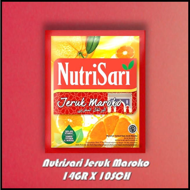 

Nutrisari Jeruk Maroko 14GR X 10SCH