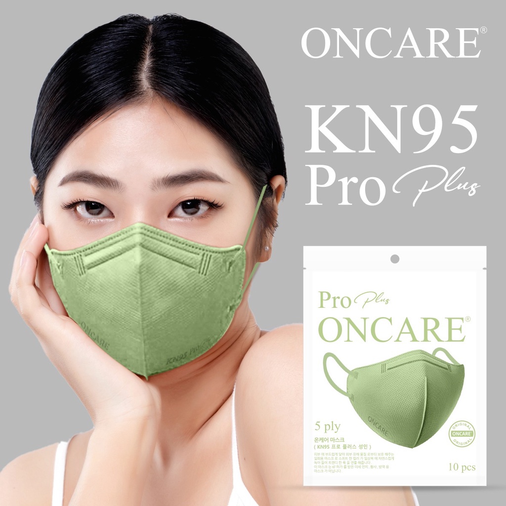 Masker Kn95 Pro Plus Warna Warni OnCare 5 ply Isi 10 Pcs