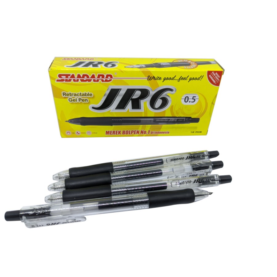 Bolpen Standard JR6 0.5 Black - Ecer