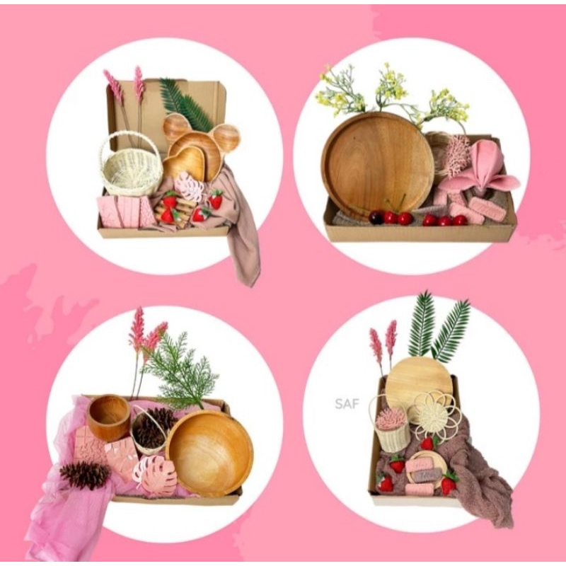 

Paket Gift Valentine Wedding - Hadiah props photo hampers gift set