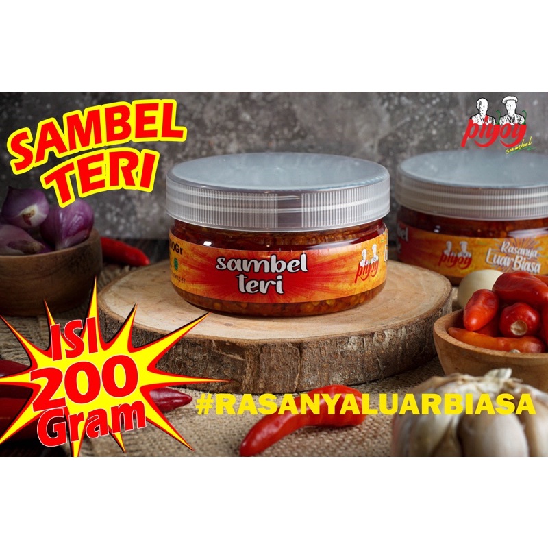 

200 Gram Sambel Teri Piyoysambel