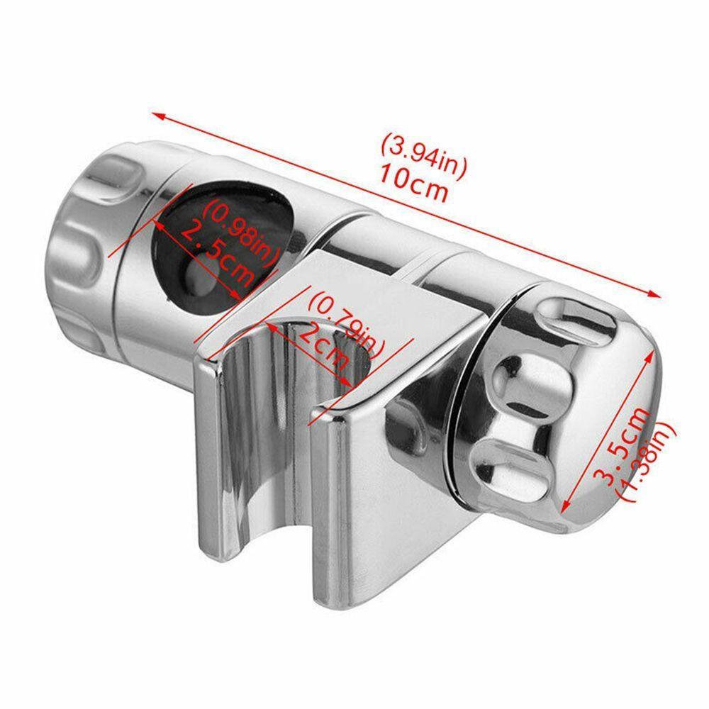Populer Shower Head Holder Aksesoris Kamar Mandi Penyangga Penjepit Slide Kamar Mandi