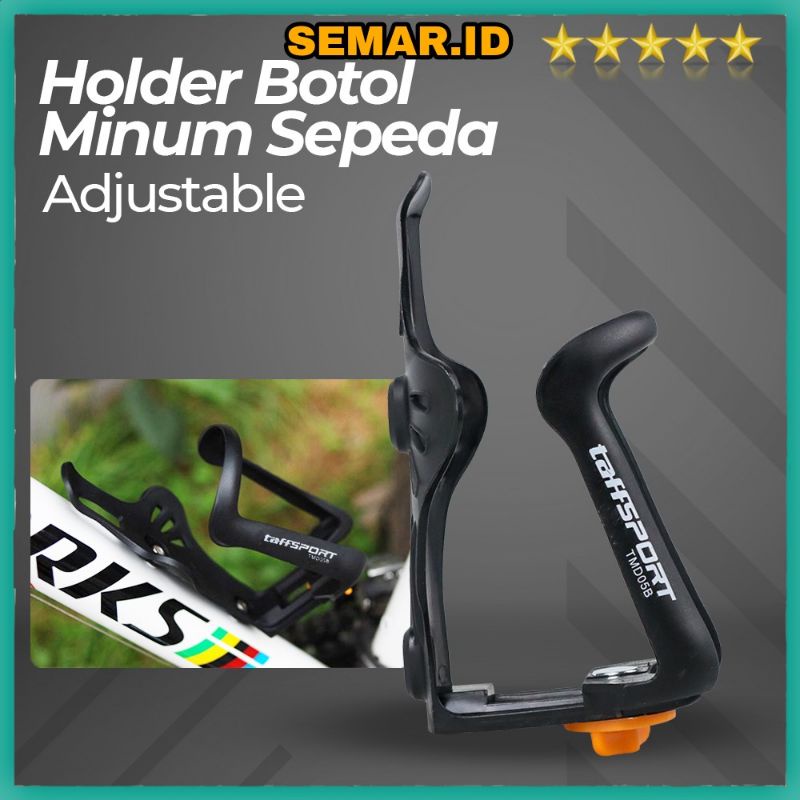 Holder Botol Minum Sepeda Adjustable MTB - TMD05B - Black