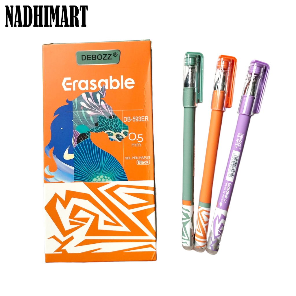 DEBOZZ ERASABLE PEN / DEBPOZZ PULPEN BISA DIHAPUS / BP DEBOZZ DB-593 ER (12/1440)