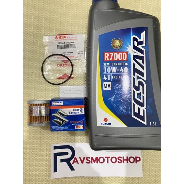 PAKET GRATIS FILTER OLI DAN SIL O RING OLI SUZUKI R7000 SATRIA FU KARBU SATRIA FUFI INJEKSI GSX THUN