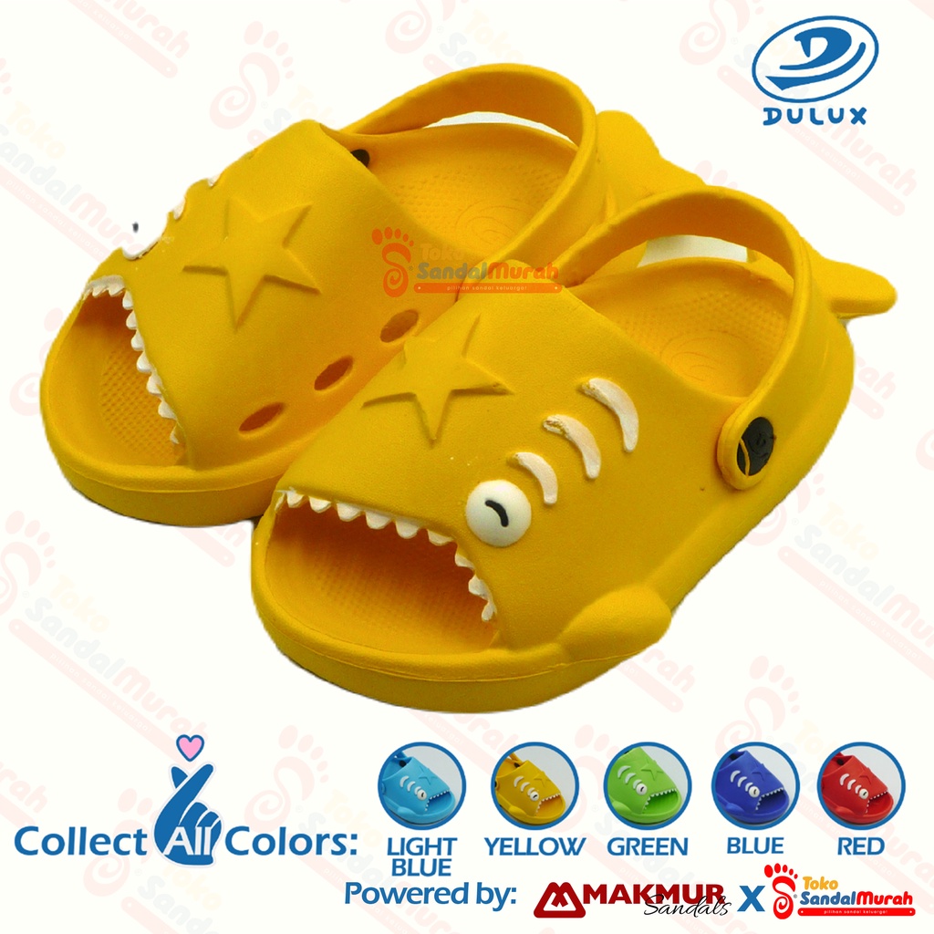 Toko Sendal Murah - Sandal Anak Unik Uk 20-25/ Sandal Anak Karakter Ikan / Sandal Anak Empuk / Sandal Anak Rumahan / Sandal Anak Bermain / Sandal Anak Slop Anti Slip / [Toko Sendal Murah Kids M 371 E ]