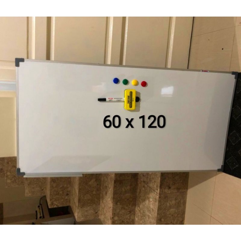 

whiteboard gantung magnet 60 x 120 realpic