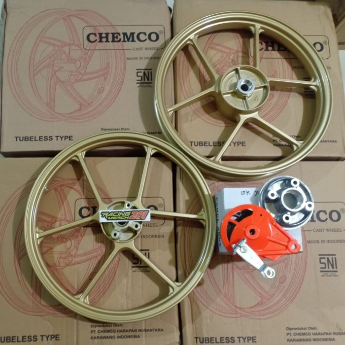 Velg BRT Chemco Gold Jupiter, Rx King, Fizr, Z1  STOK TERBATAS