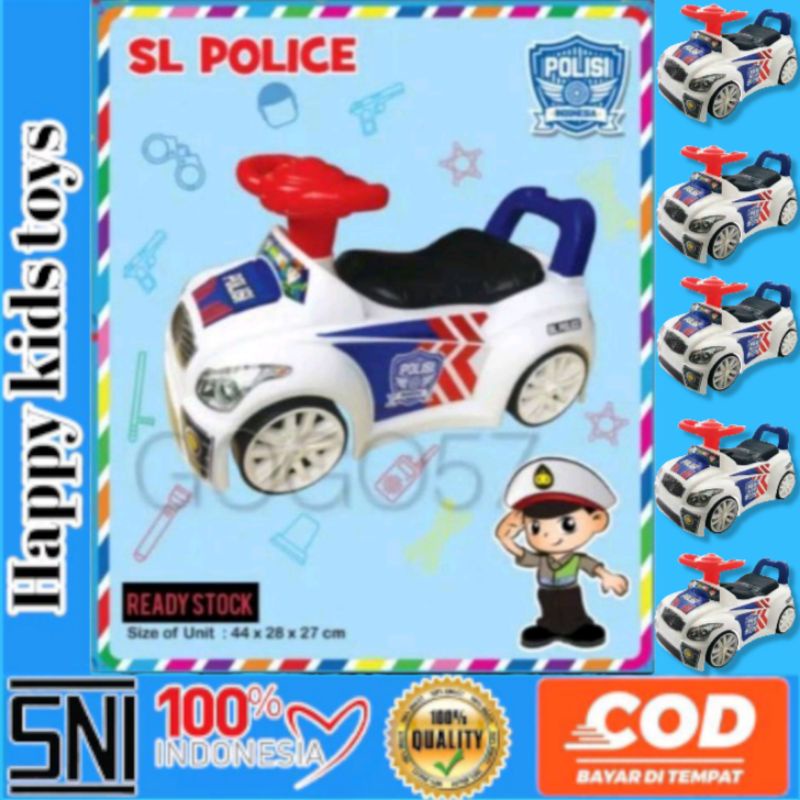 mobil dorong anak polisi sg toys sl 200 polisi