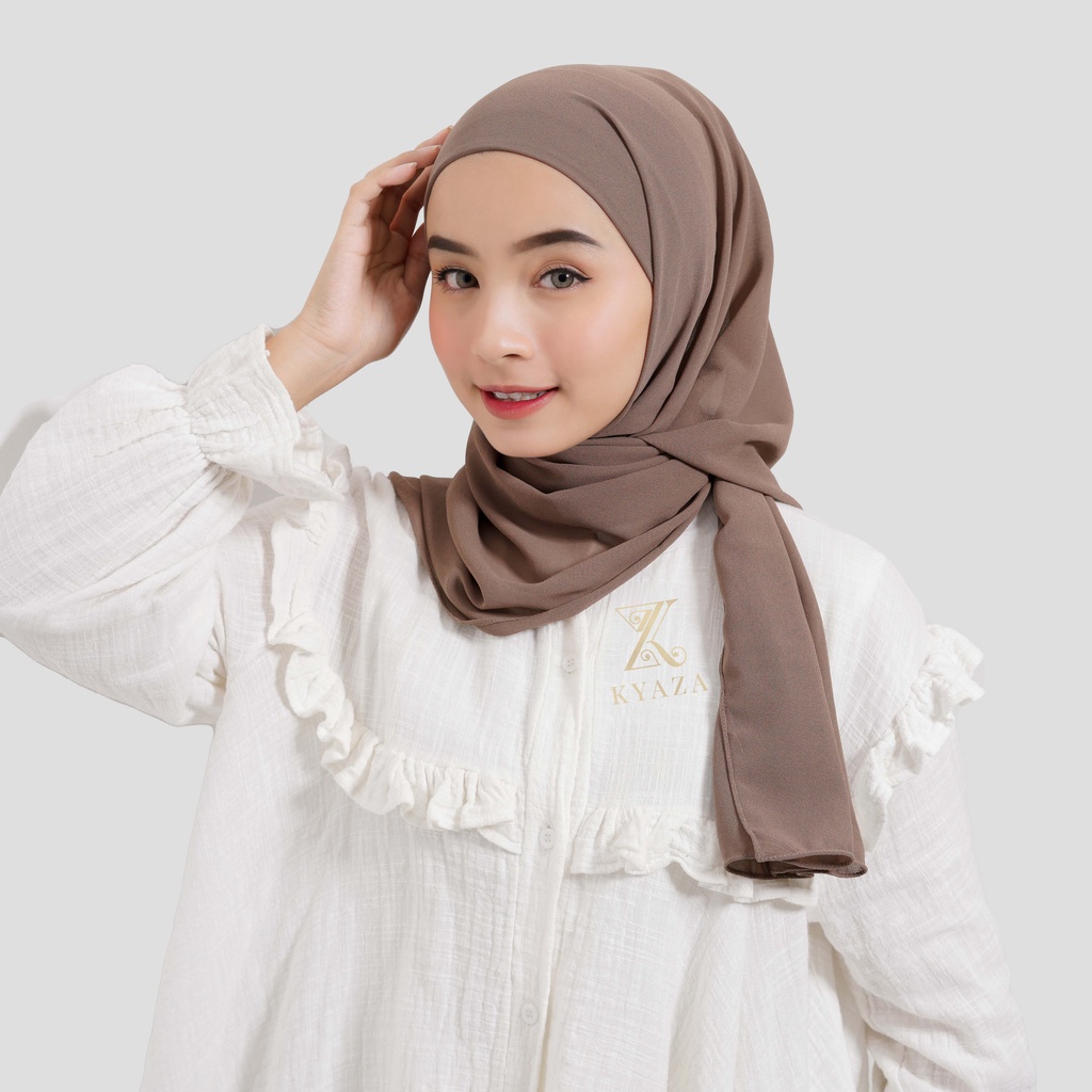 Pashmina Oval Ceruty Babydoll Premium Pashmina Curve/Oval, Pashmina Oval Premium Part 1