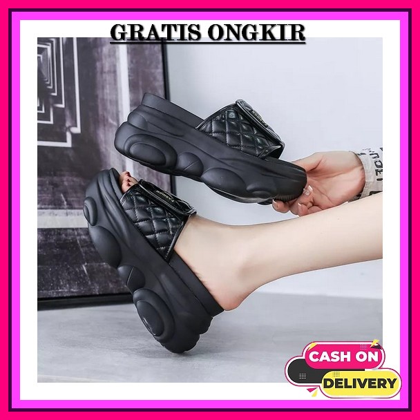 Wedges Wanita Terbaru Sandal Korean Wegdes Wedjes Murah Elegan Sepatu Remaja Korea Sendal Wejes Keki