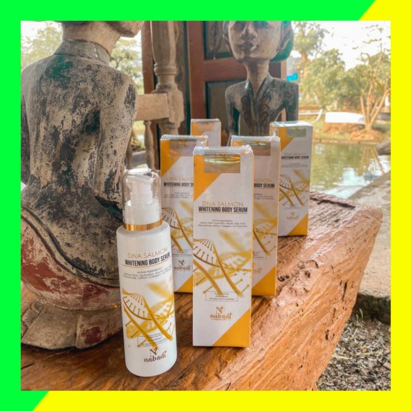 nabadi salmon body serum whitening hand and body serum lotion pemutih SPF body lotion DNA salmon