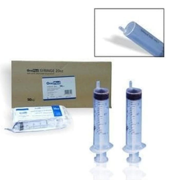spuit 20cc onemed/syiringe 20cc onemed eceran