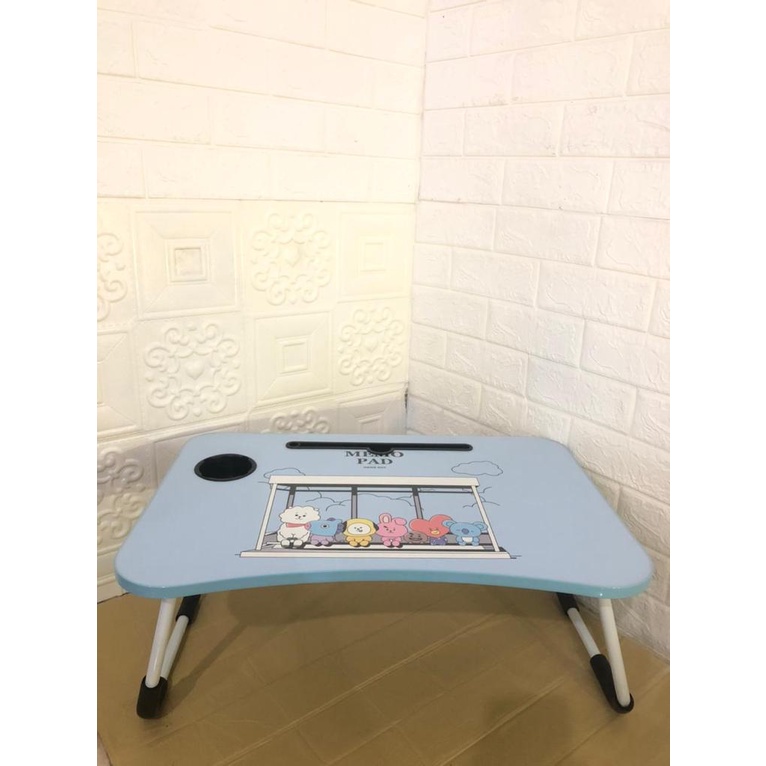 Meja Belajar Lipat Meja Belajar Anak Motif Karakter Gambar Ukuran 50 x 30 x 28 cm-BT 21