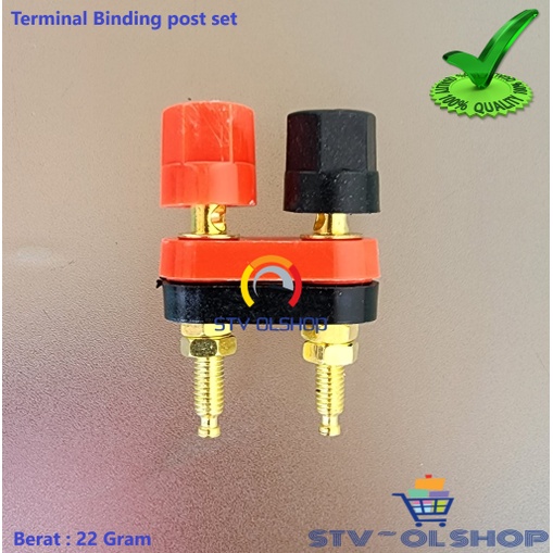 Binding post pin gold / Terminal Speaker binding post