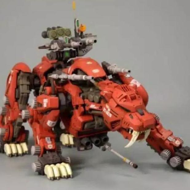 Gundam zoid BT model MG saber tiger red