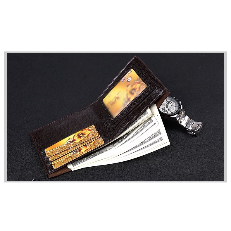 Dompet Kulit Sintetis Bifold Pria 8068-1 Jeep