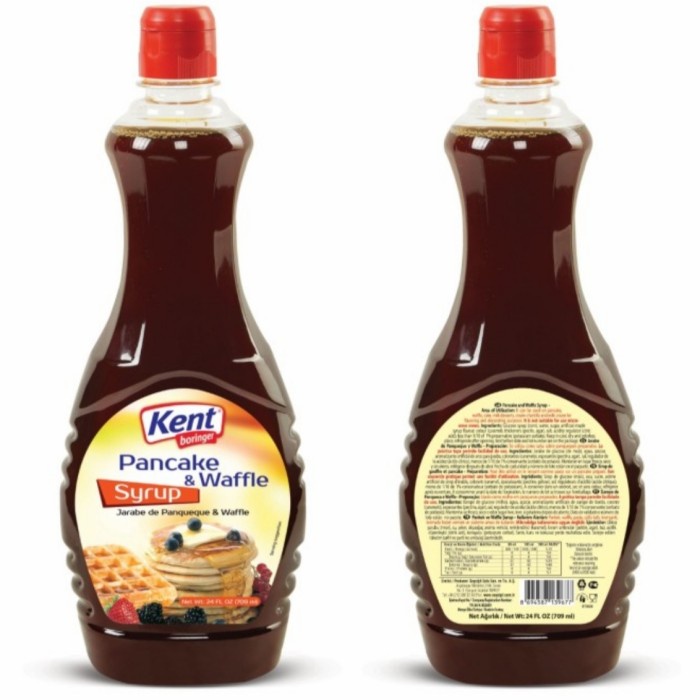 Pnk Kent Boringer Pancake & Waffle Syrup Topping 709Ml