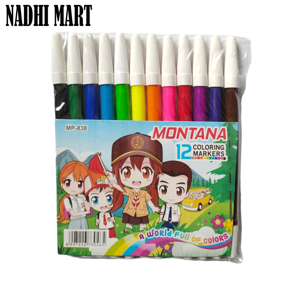 

MONTANA SPIDOL 12 WARNA / SPIDOL MONTANA 12W MP-838 (12/288)