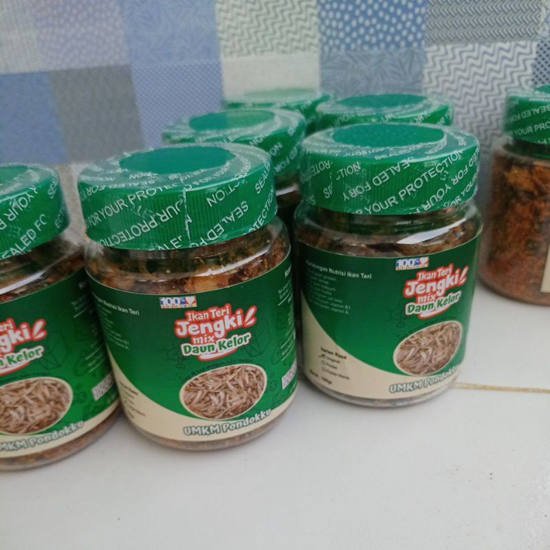 

teri-jengki-DaunKelor-madura-SiapSaji-Alami-Origenal-100gr