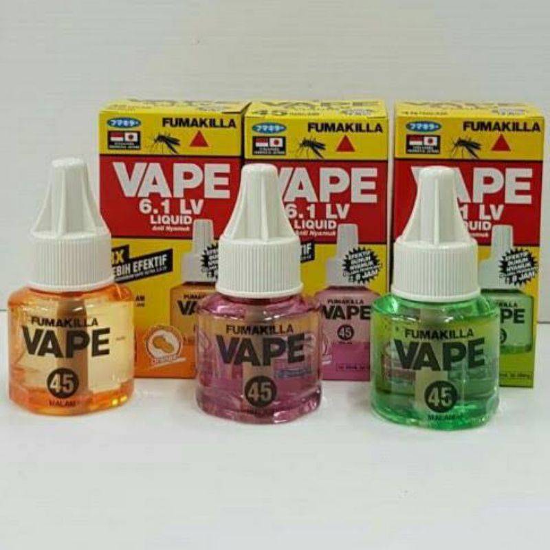 Obat Nyamuk Vape Elektrik Likuid Refill 45 ml