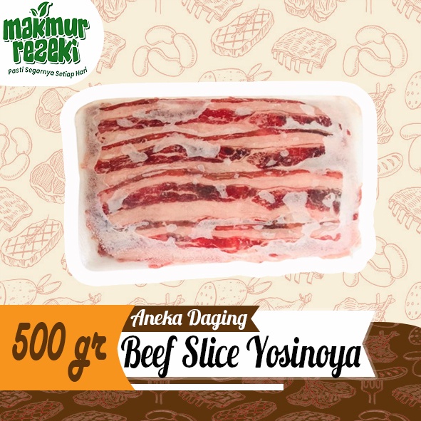 

Beef Slice Yoshinoya/Shortplate Daging Sapi Slice 500 Gram
