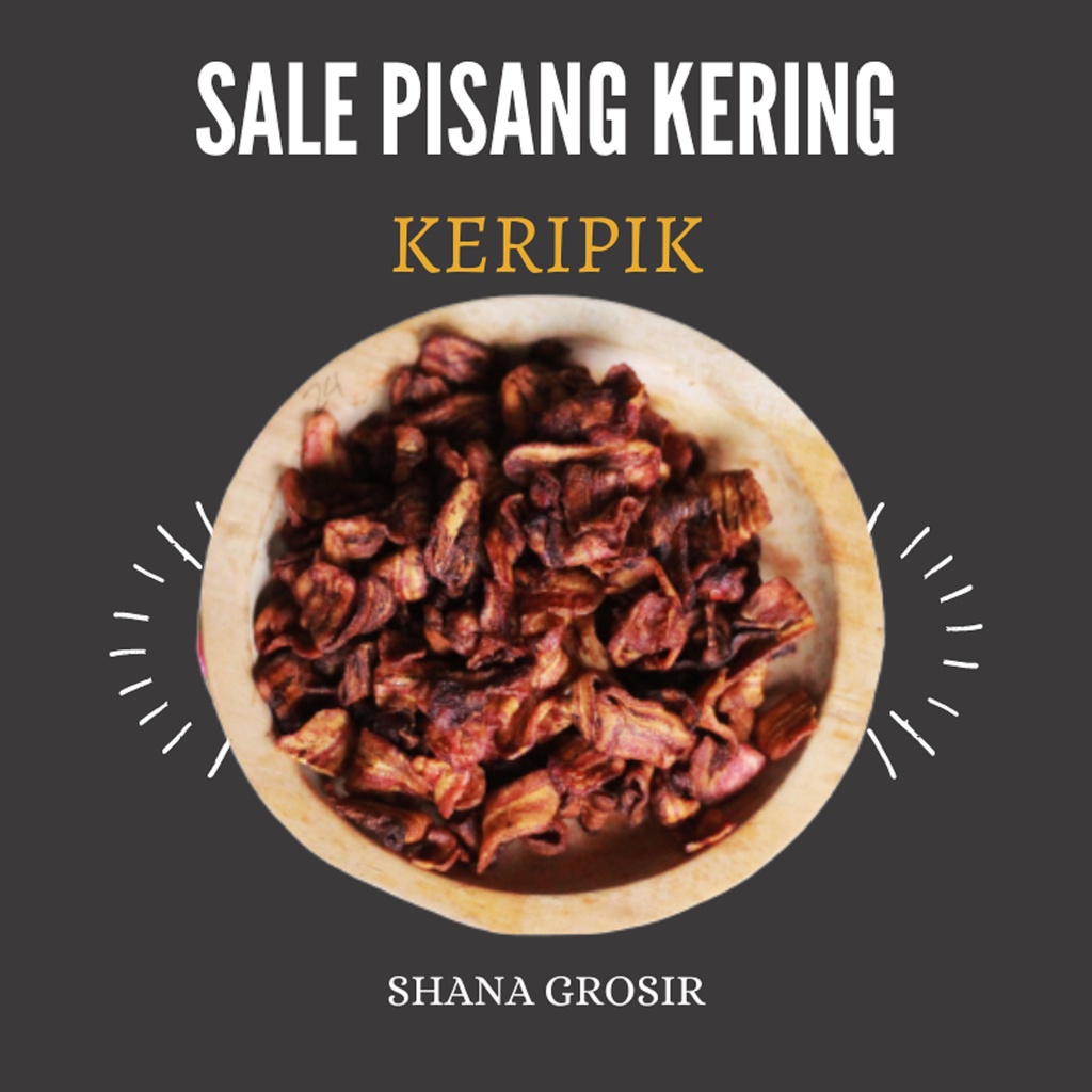 

SALE PISANG MANIS KERIPIK SALE KERING KHAS KEBUMEN 1KG