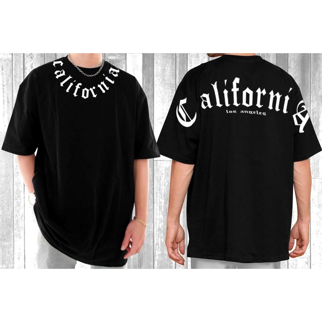 Kaos Polos OVERSIZED Baju Pria OVERSIZED Baju Polos Pria CALIFORNIA OS023 SS