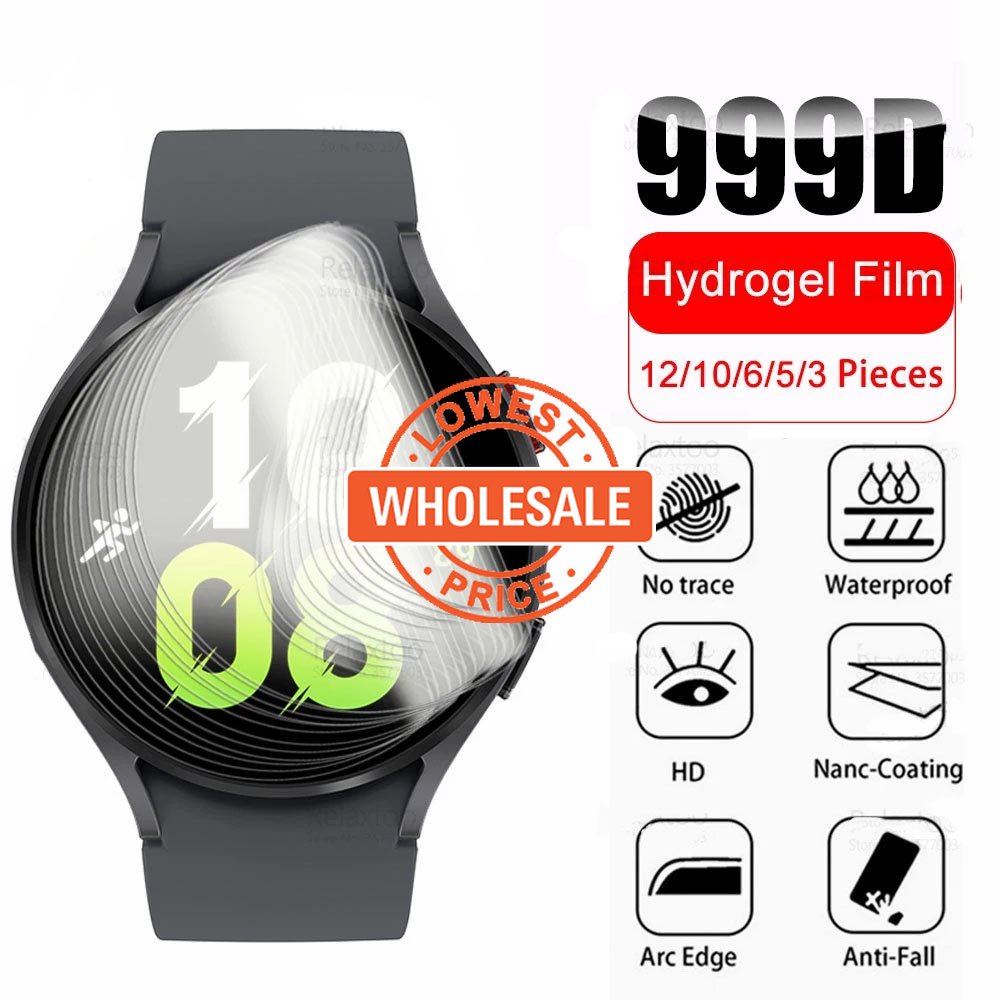 [Harga Grosir]1pc Film Hydrogel Pelindung Layar Anti Gores 40mm 44mm Untuk Samsung Galaxy Watch 5