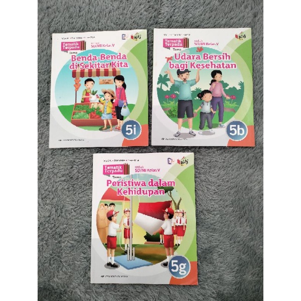 Buku tematik kelas 5 Erlangga