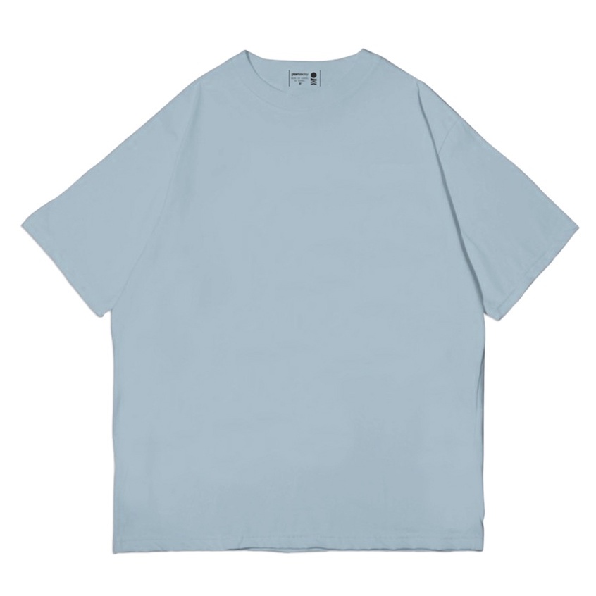 PLAIN Oversize T-Shirt - Dusty Blue (Kaos Polos Oversize 24s)