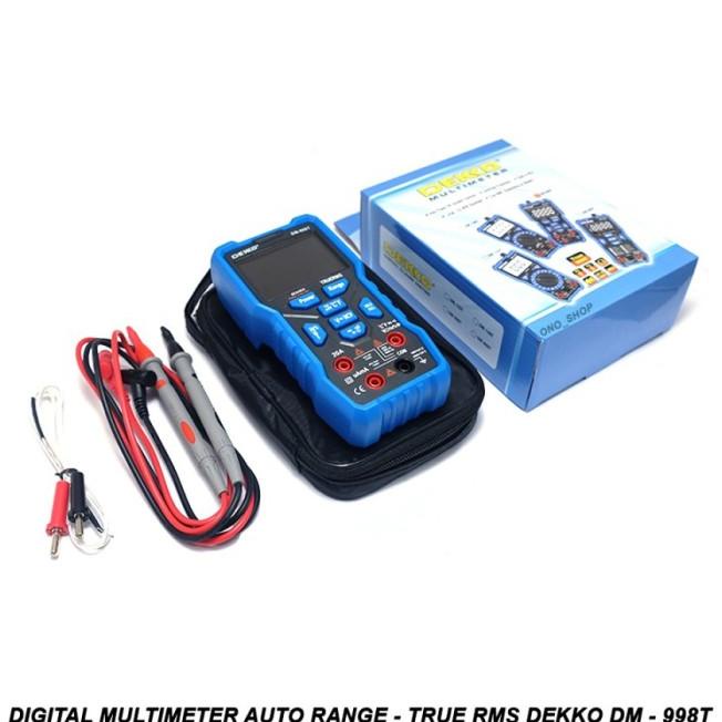 DEKKO DM-998T DIGITAL MULTIMETER MULTITESTER TRUE RMS DEKO DM998T ORI