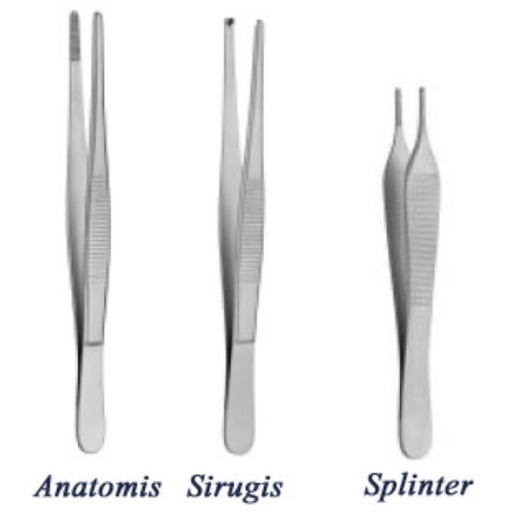 Pinset Anatomis Pinset Cyrugis Pinset Splinter Pinset Medis