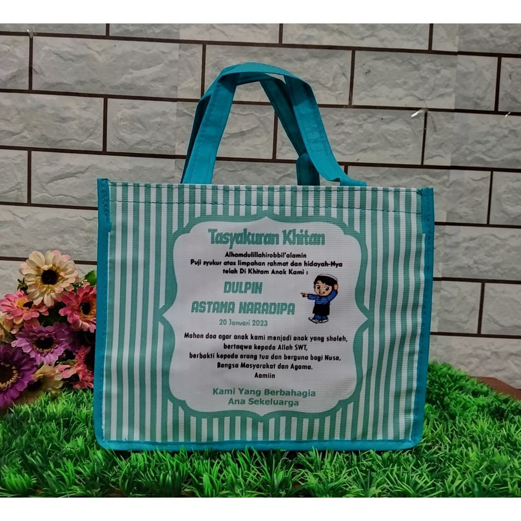 TAS SOUVENIR HAJATAN / TAS HAMPERS KHITAN CUSTOM