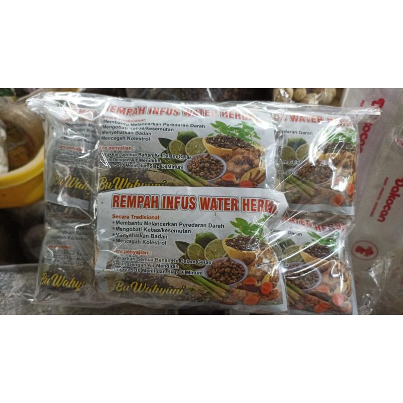 

Minuman Tradisional Rempah Infus Water Herbal isi 10 Pcs