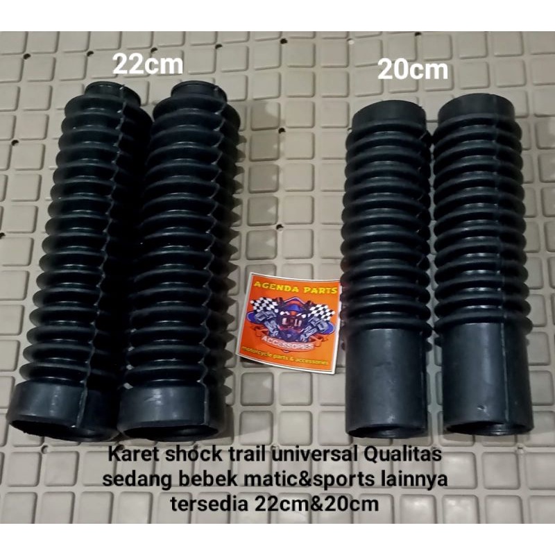 Karet shock trail universal Qualitas sedang bebek matic&amp;sports lainnyatersedia 22cm&amp;20cm