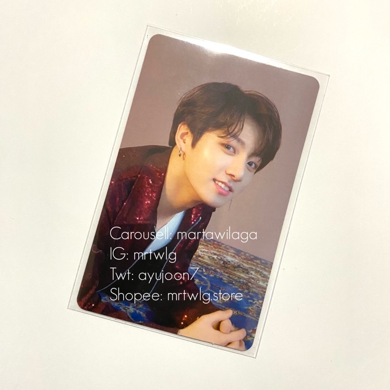 PC JUNGKOOK BTS Official LYS Tear Love Yourself Tear BTS photocard