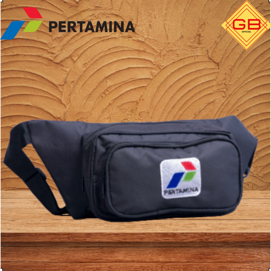 Tas Pinggang Operator SPBU pertamina Tas pinggang pertamina, Tas SPBU original, Tas pinggang pria pe