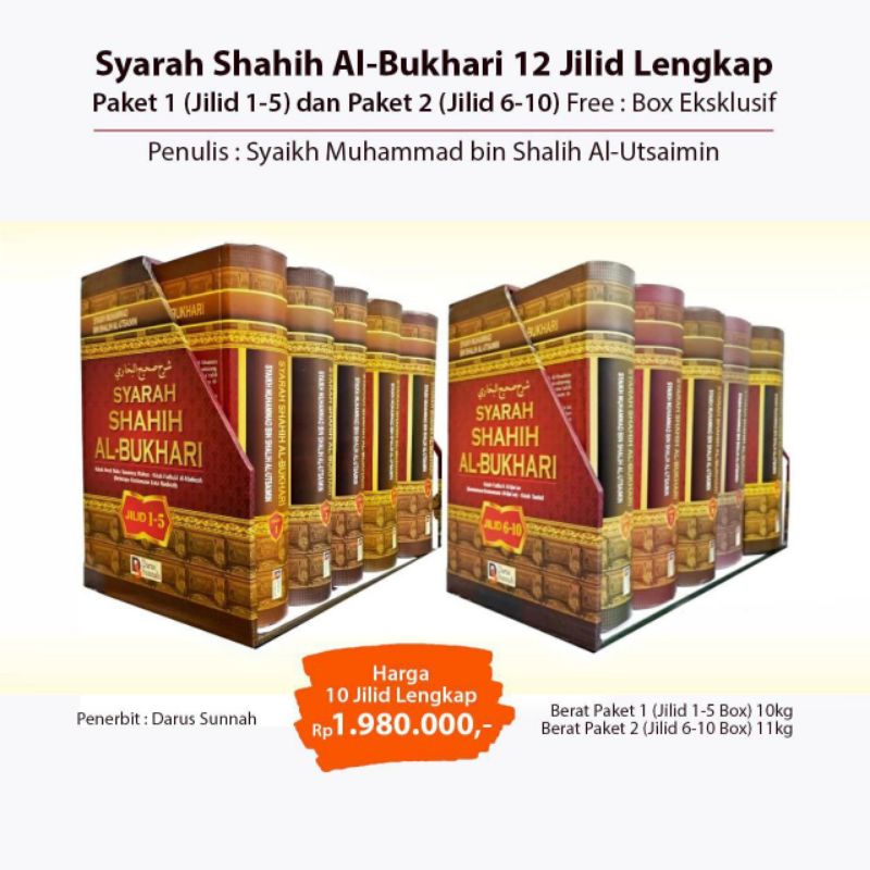 Terjemah Syarah Shahih Bukhari 12 Jilid