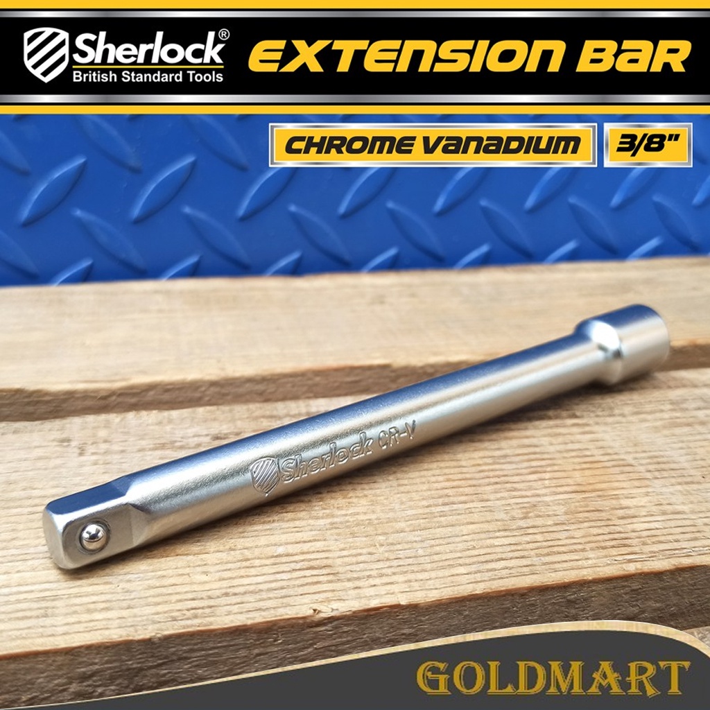 Extension Bar 3/8 &quot; 1/2 &quot; Sambungan Kunci Sok Sliding T 3/8 &quot; Original Sherlock