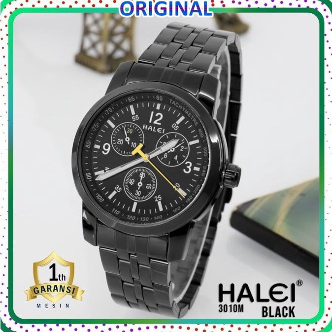 Jam tangan pria original HALEI 3010 anti air