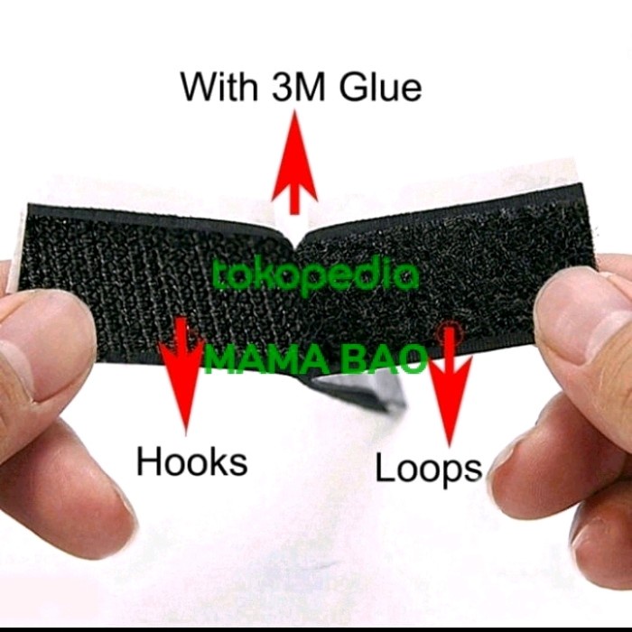 Holder Velcro Tape 2,5Cm /3Cm/5Cm Perekat Adhesive Serbaguna