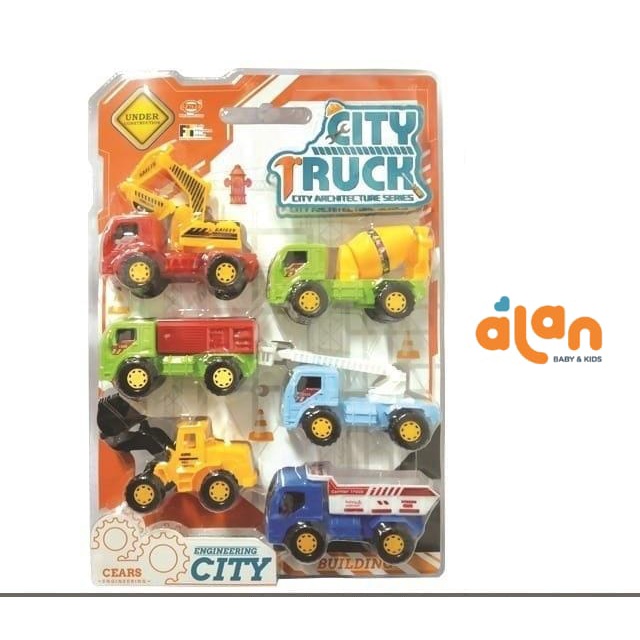 City Truck 6pc (F330-6GA) Mainan Anak