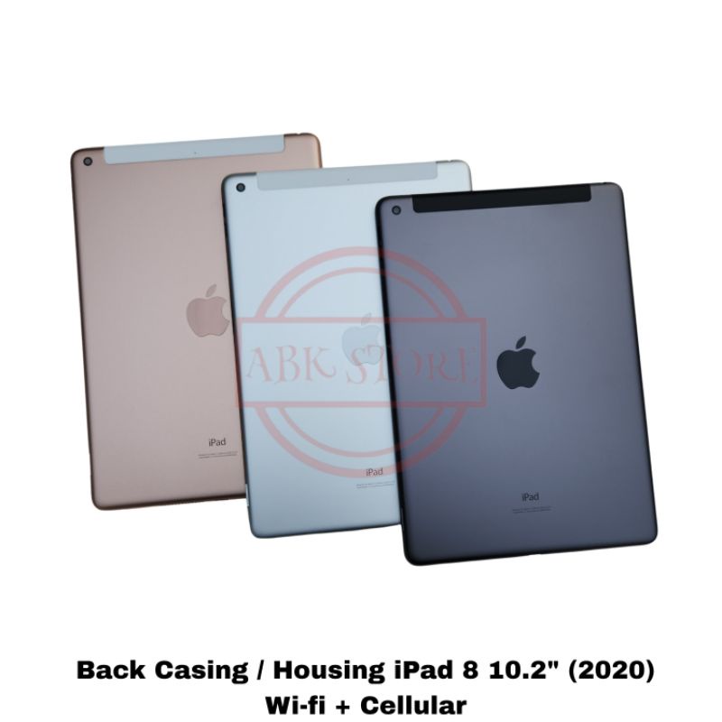 BACK CASING KESING HOUSING BACKDOOR IPAD 8 10.2&quot; 2020 WIFI + CELLULAR COVER BATERAI